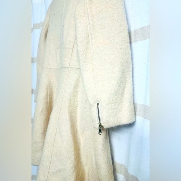 Guess Los Angeles 1981 Women Vintage Wool Blend Light Beige Jacket/Coat size M - Picture 5 of 7